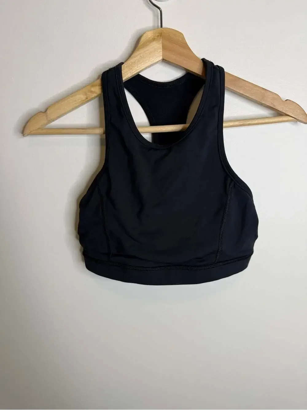 lululemon athletica Black Racerback Sports Bra size 4